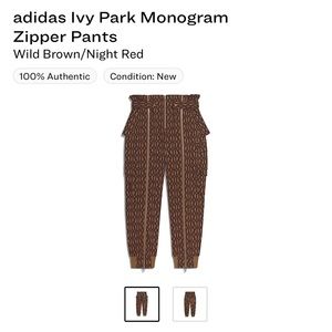Ivy park Monogram zipper pants